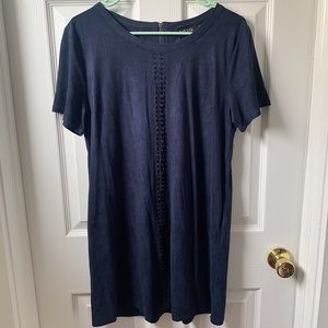 Suede dress